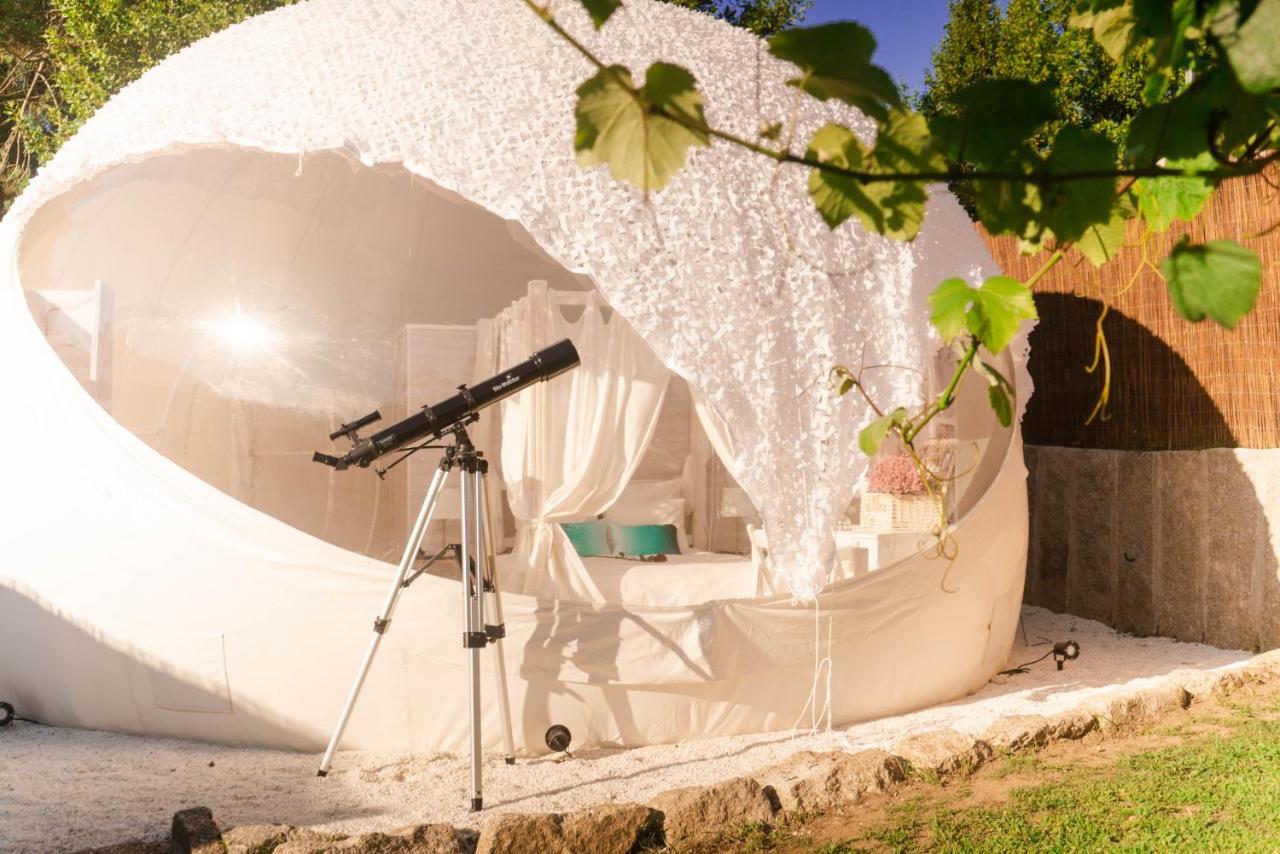 Hotel Burbujas Astronomicas Albarari Sanxenxo Exterior foto