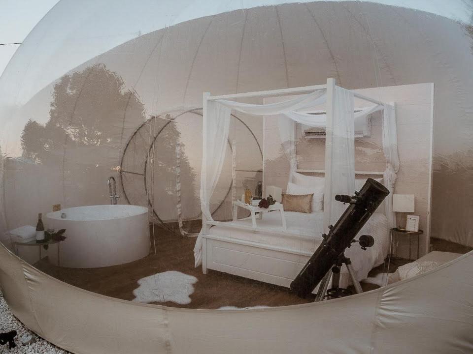 Hotel Burbujas Astronomicas Albarari Sanxenxo Exterior foto