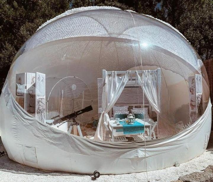 Hotel Burbujas Astronomicas Albarari Sanxenxo Exterior foto