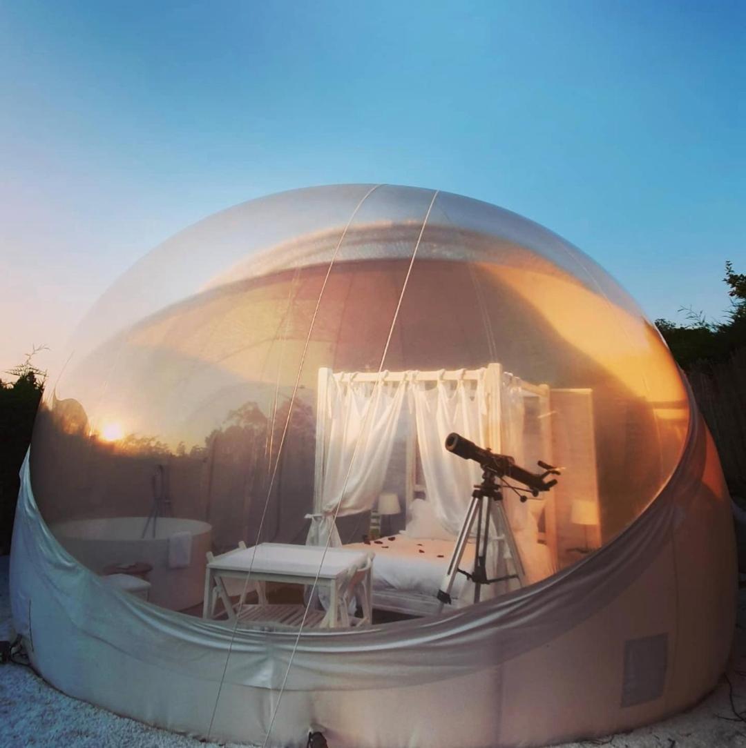 Hotel Burbujas Astronomicas Albarari Sanxenxo Exterior foto
