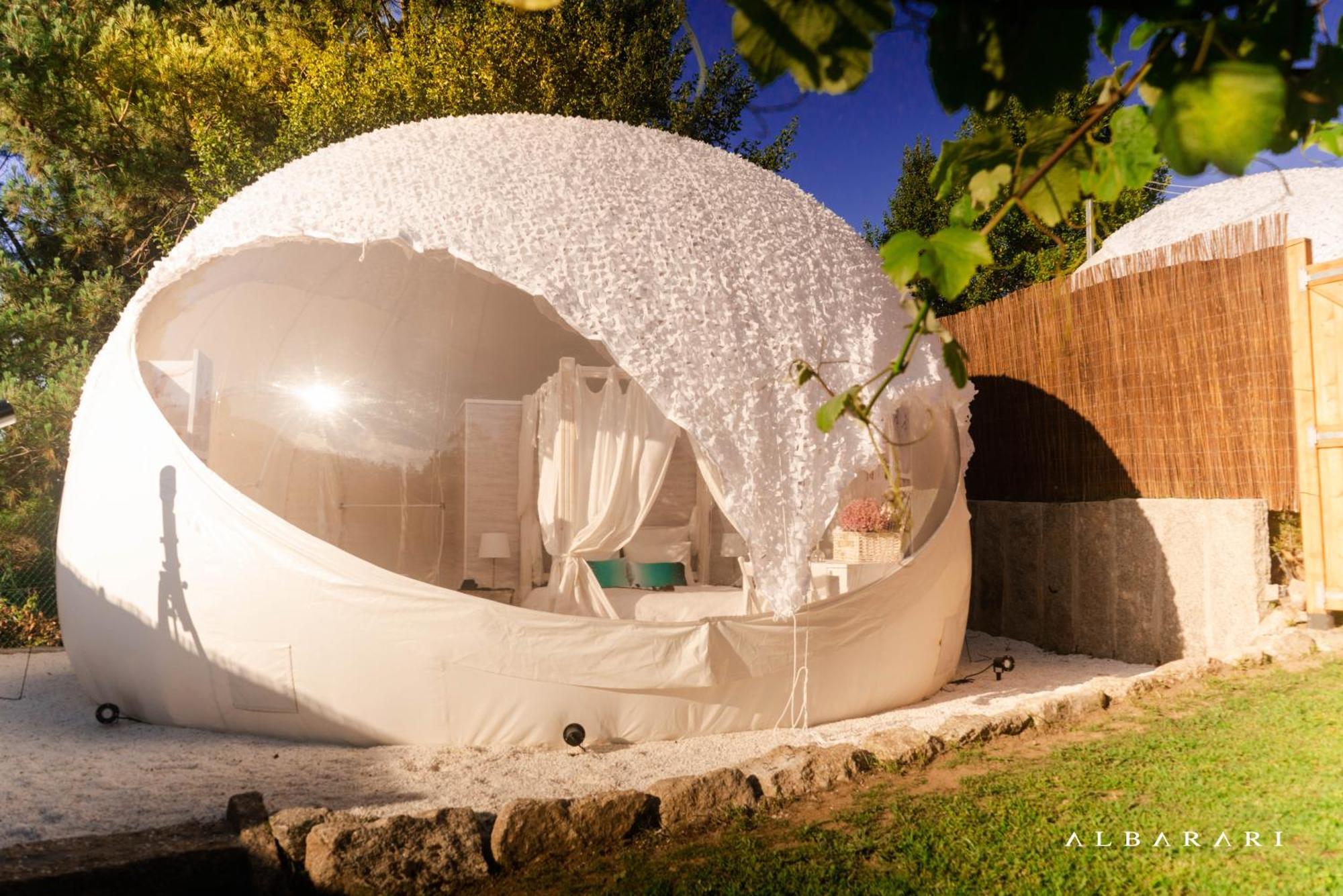 Hotel Burbujas Astronomicas Albarari Sanxenxo Exterior foto